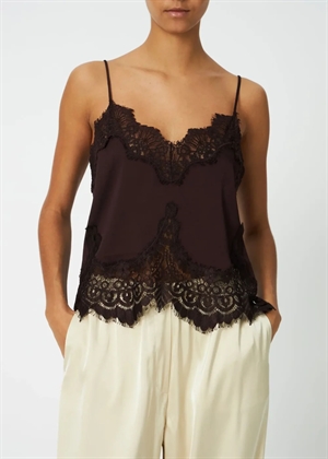 Underlayer lace top Mørkebrun Stella Nova
